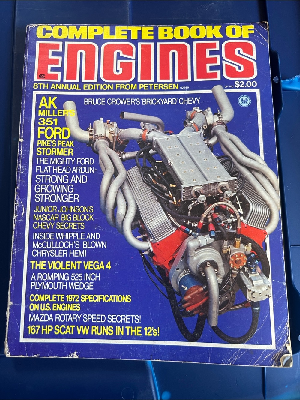 1972 Complete Book Of Engines 8th Annual Hot Rod Chevy Ford Dodge